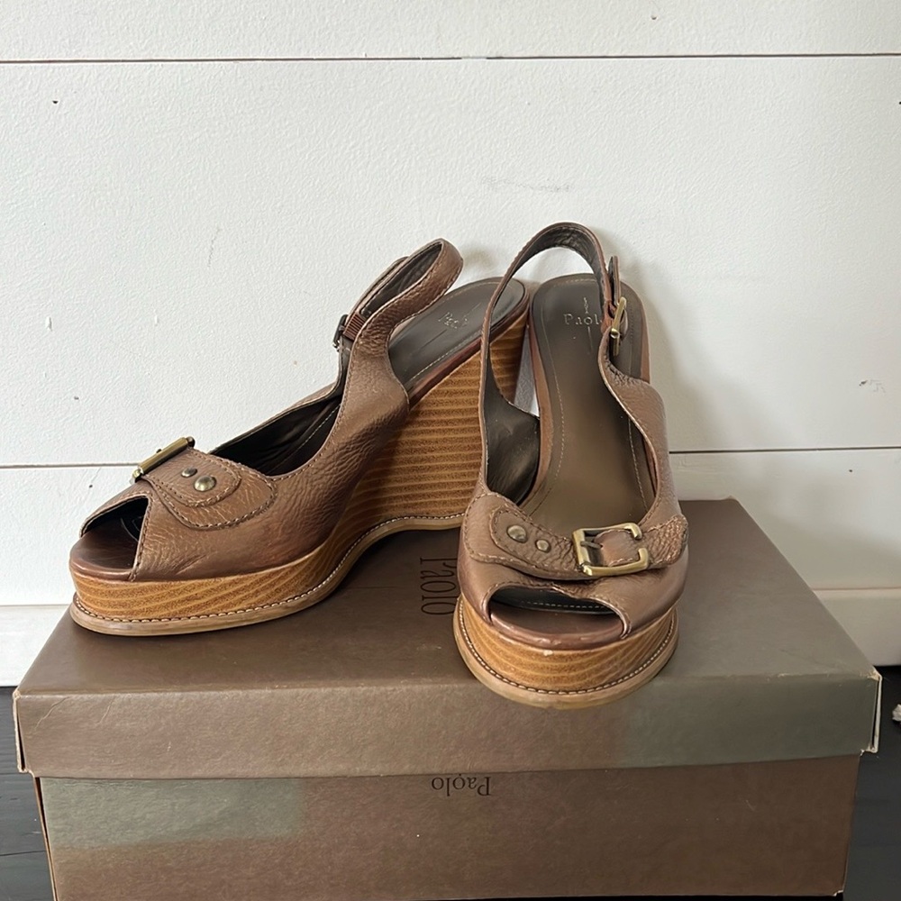 Bronze Paolo Wedge size 9.5